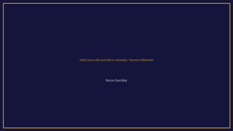 mBit Casino crypto payouts