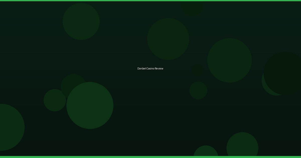 Donbet Casino Review 2 Donbet Casino Review - Image 2