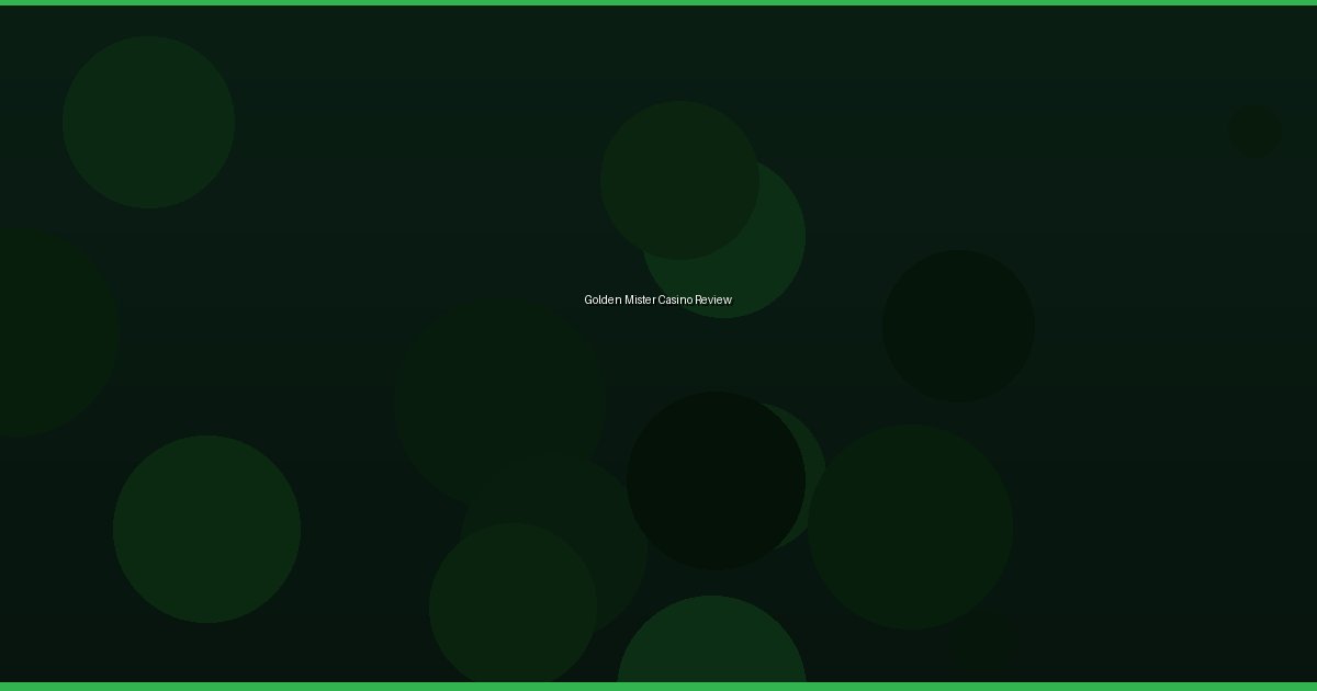 Golden Mister Casino Review - Image 2