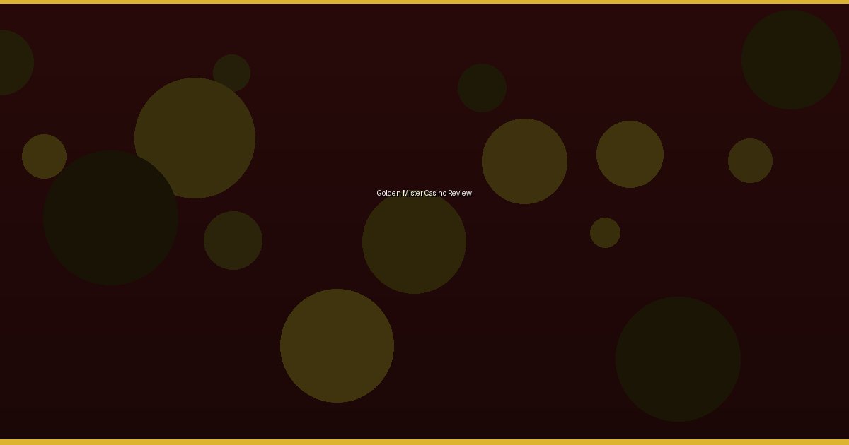 Golden Mister Casino Review - Image 3