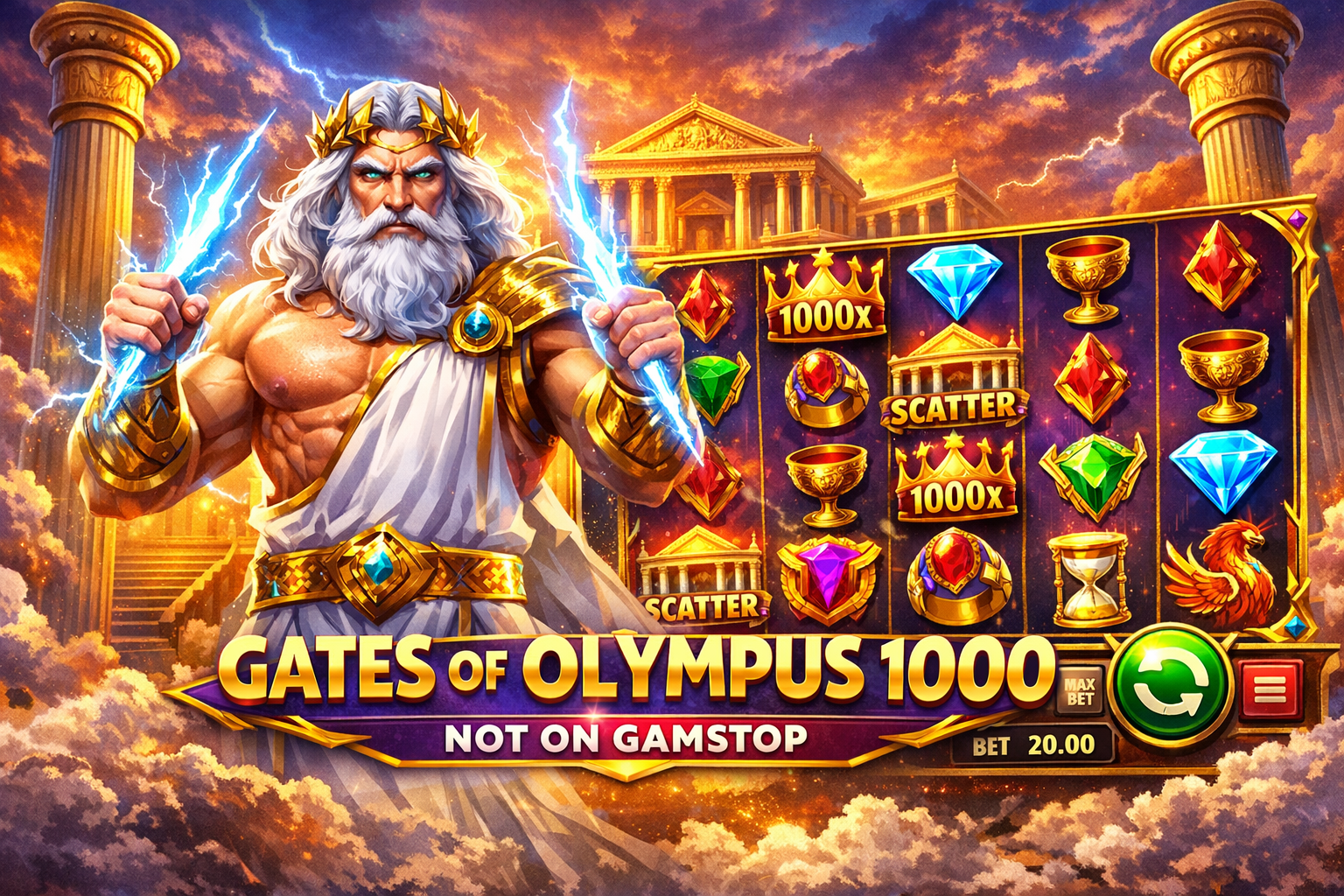Gates of Olympus 1000 Not on Gamstop
