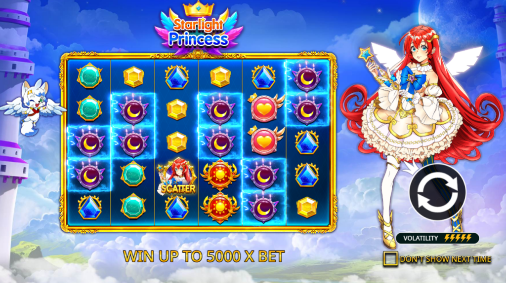 Starlight Princess Not on Gamstop slot game